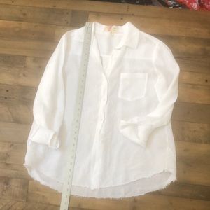Cloth & Stone Linen Blouse -size medium